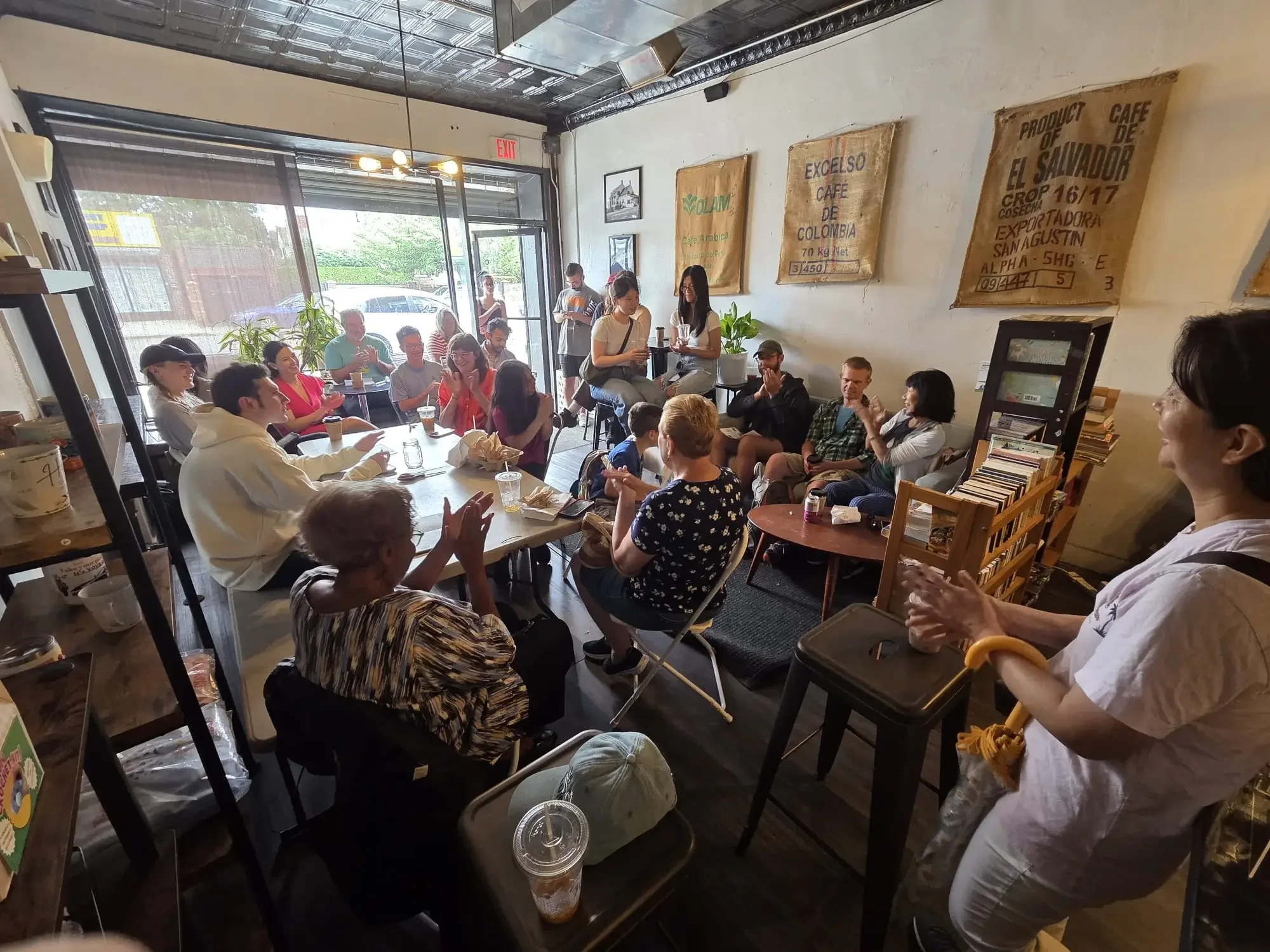 MPYAA members gathered at a community event